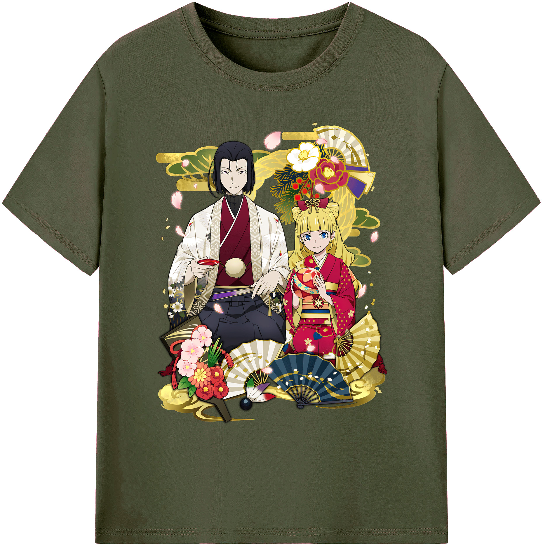 （画像用） 文豪ストレイドッグス Bungo Stray Dogs 綿100％ メンズ半袖Tシャツ｜肌触りやわらか＆通気性